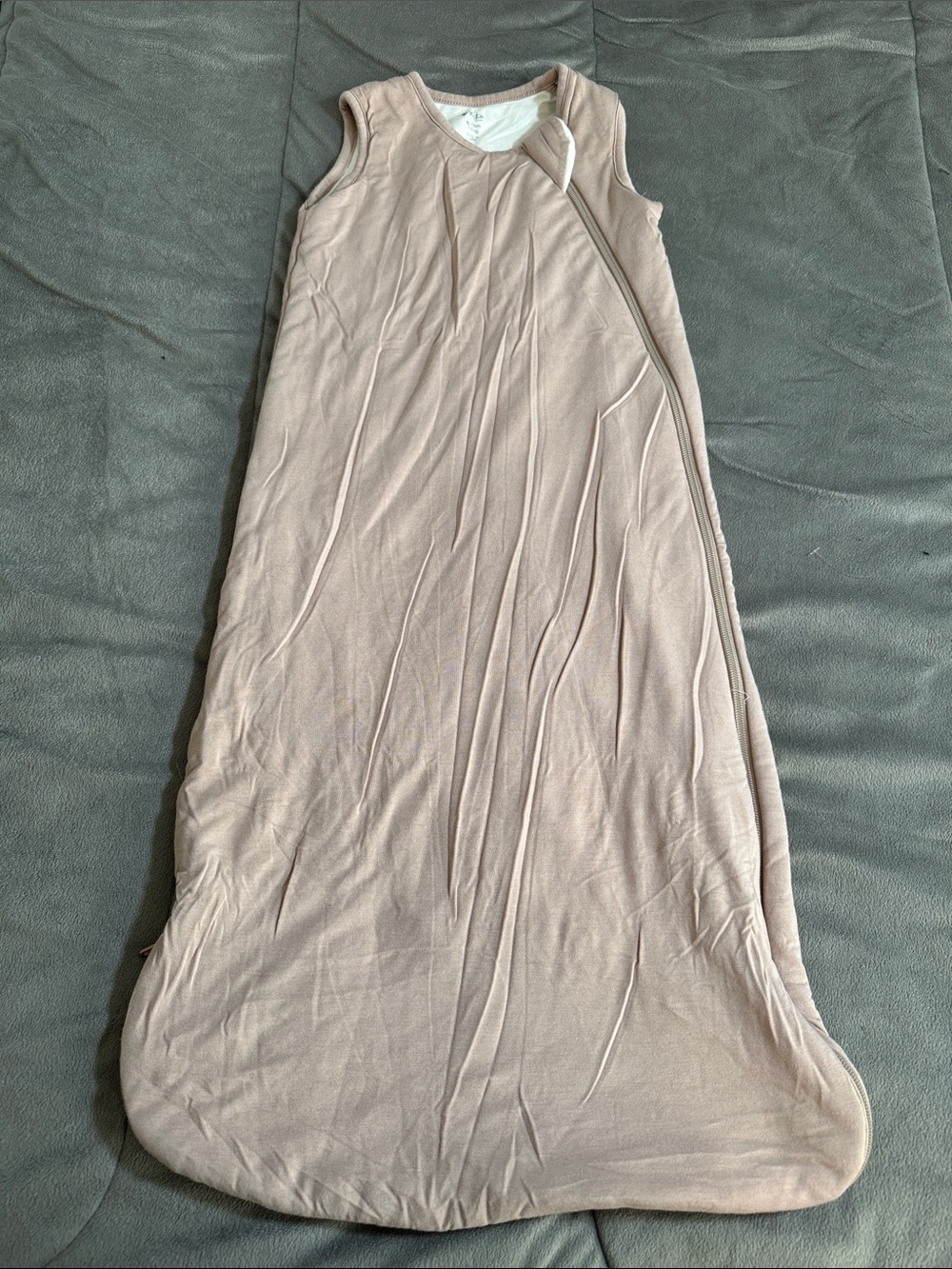 Kyte BABY Sleeveless Maxi Sleep Sack in dusty Pink